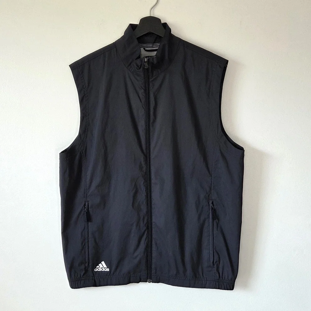 Vintage Adidas Men's ClimaProof Lightweight Golf Windbreaker Vest M